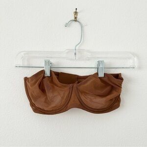 Skims Limited Edition Ultra Fine Mesh Strapless Bra